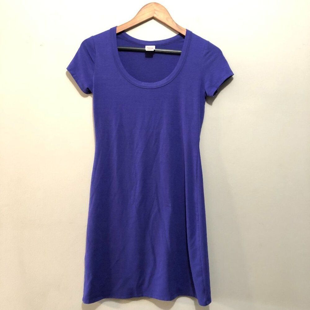 Mossimo Supply Co Short Sleeve Round Neck T-Shirt Dress Blue Small